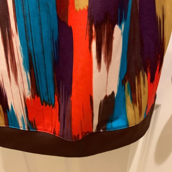 Women's Dress 1x Knee length bright colors Fall - Picture 6 of 8